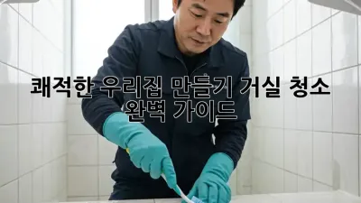 쾌적한 우리집 만들기: 거실 청소 완벽 가이드