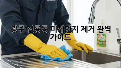광주 신룡동 미세먼지 제거 완벽 가이드